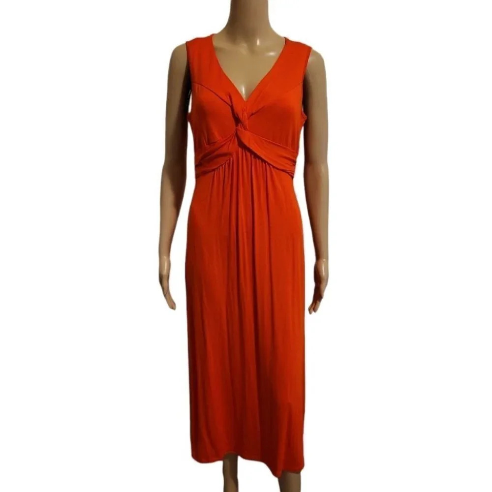 Women's Knot Front Maxi Dress by Signature Collection (size SP)